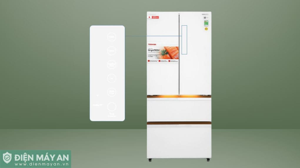 Tủ lạnh Toshiba Inverter 533 lít Japandi Multi Door GR-RF690WI-PGV(67)
